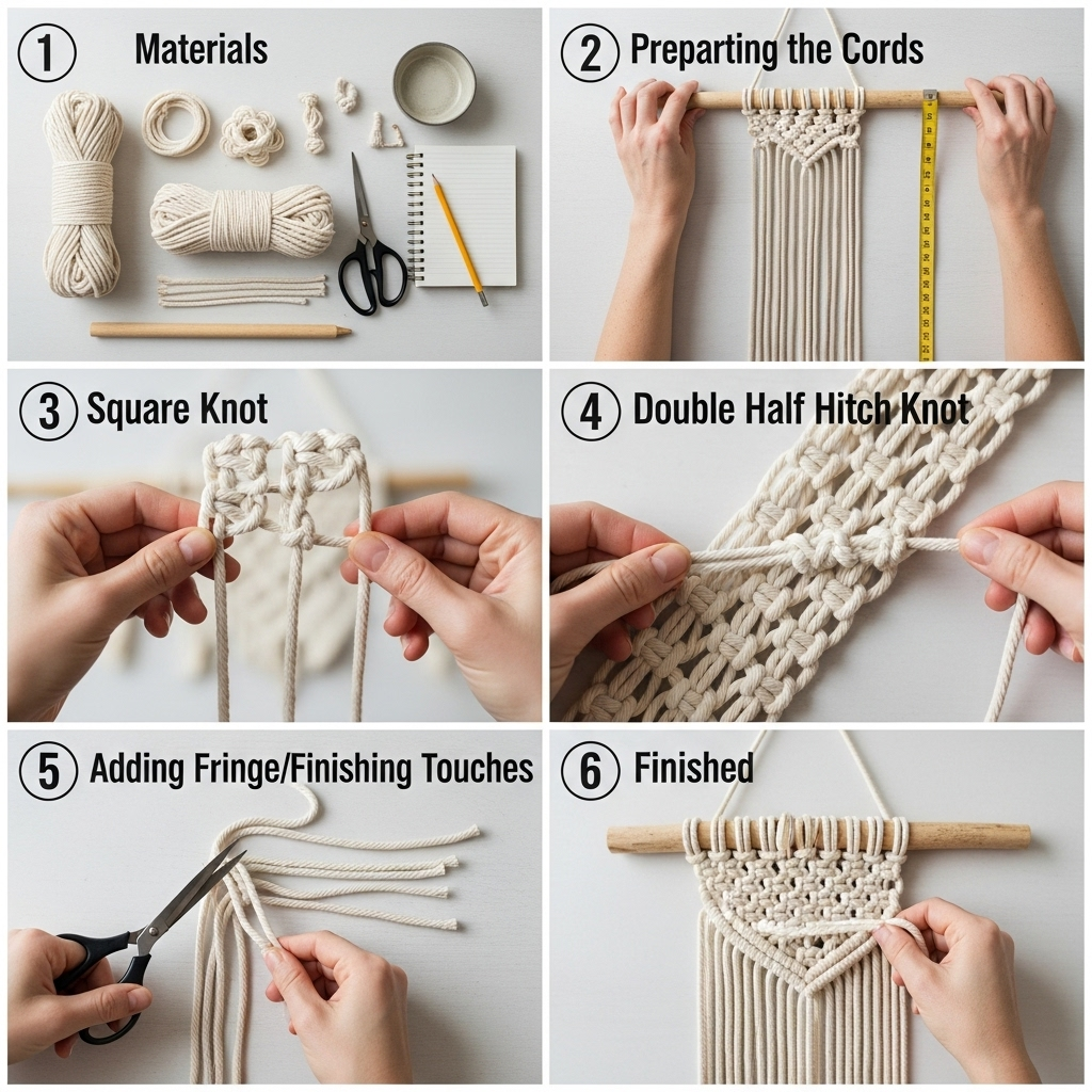 DIY Guide How to Make a Decorative Macrame Wall Hanging