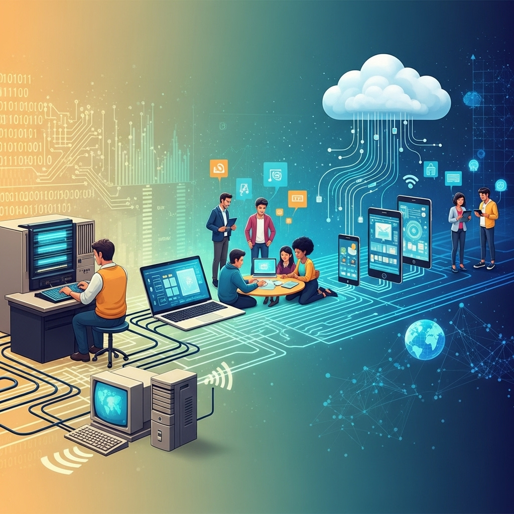 The evolution and impact of computers and the internet