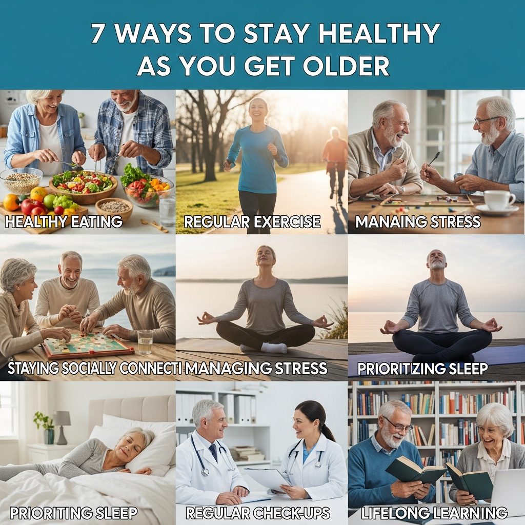 7 Ways to Stay Healthy As You Get Older