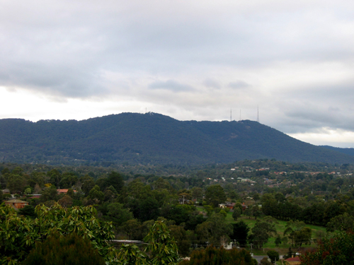 Mt Dandenong from Mooroolbark