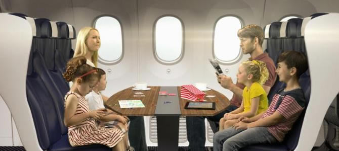 Air travel and families