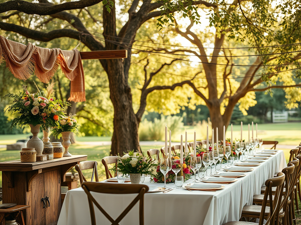 Rustic chick wedding